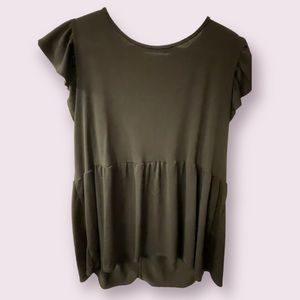 Boutique Babydoll Top- Size Medium